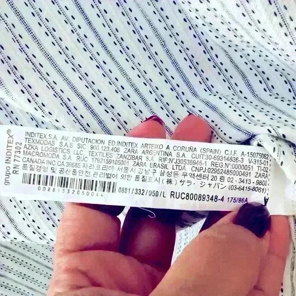 ZARA L TRF COLLECTION BOHO PEASANT MULTICOLORED  EMBROIDERED OVERSIZED BLOUSE - Picture 8 of 10